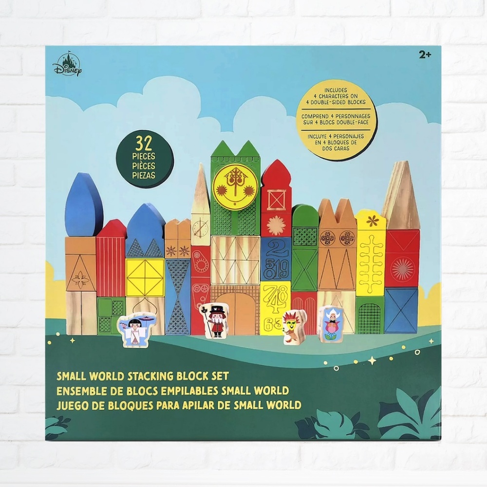 NIB Disney It's A Small World Stacking Block Set